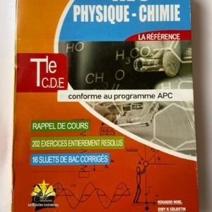 ANNALE PHYSIQUE CHIMIE AVO MATHS. Tle C D et E.